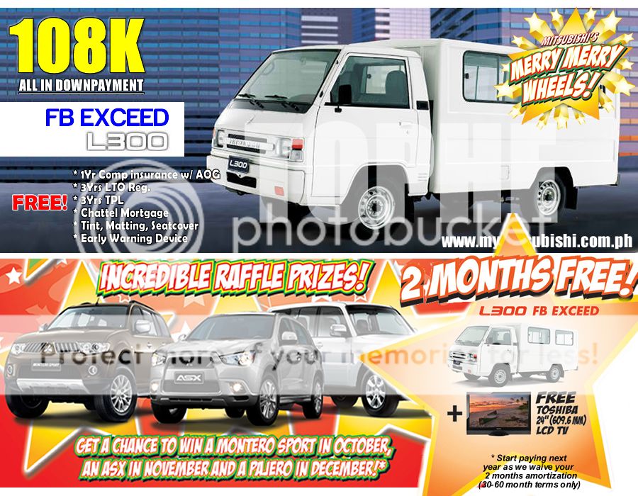 mitsubishi l300 fb promo